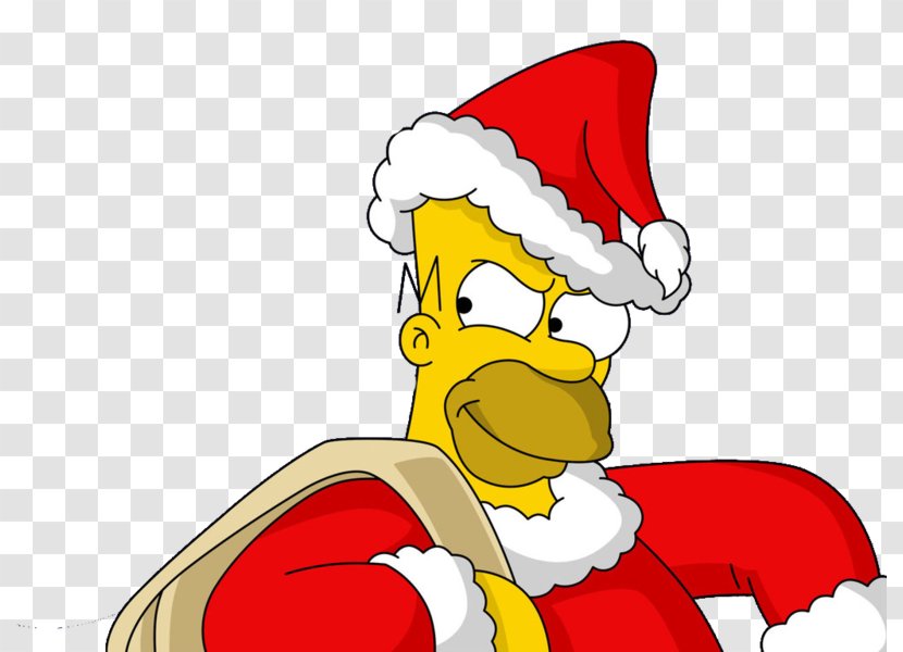 Homer Simpson Bart Santa Claus Santa's Little Helper Lisa - Simpsons Tapped Out Transparent PNG