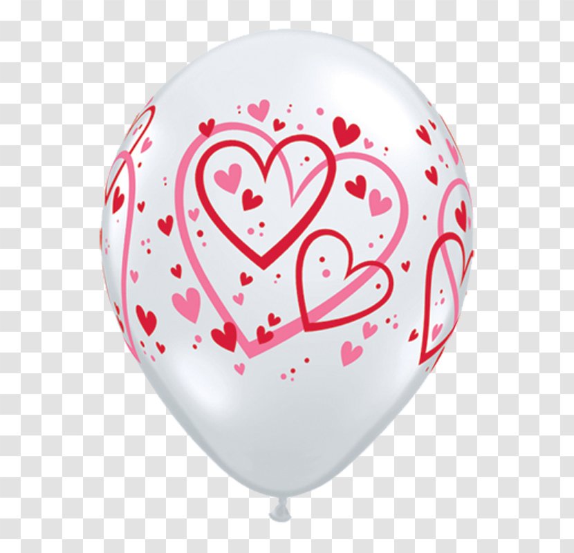 Toy Balloon Heart Mylar Red - Party - Biopharmaceutical Color Pages Transparent PNG