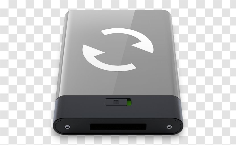 Electronic Device Gadget Multimedia Output - Hard Drives - Grey Sync W Transparent PNG
