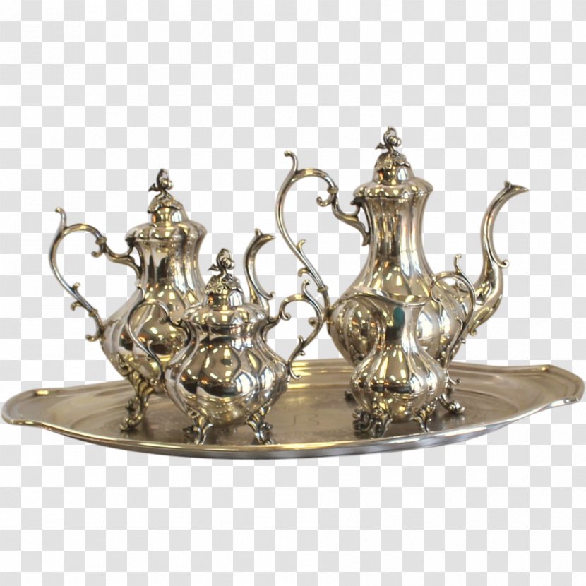 Tea Set Household Silver Table Tray Reed & Barton - Figurine Transparent PNG