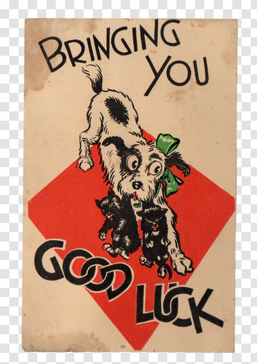 1940s Post Cards Vintage Clothing Luck Antique - Poster - Postcard Transparent PNG