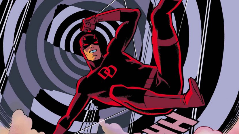 Daredevil Comic Book Marvel Comics Superhero - Watercolor Transparent PNG