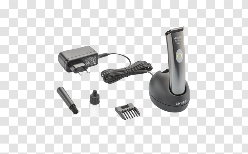 Hair Clipper Moser ChroMini Pro Hairdresser Safety Razor - Ac Adapter Transparent PNG