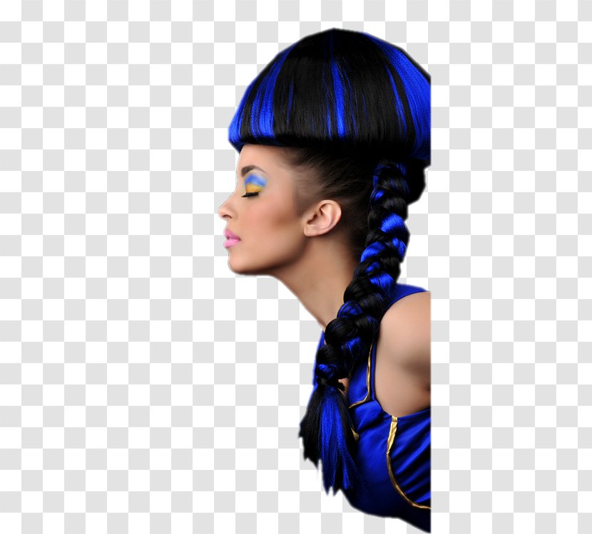 Headgear Black Hair Fashion Photography Hairstyle - Blue - Hat Transparent PNG