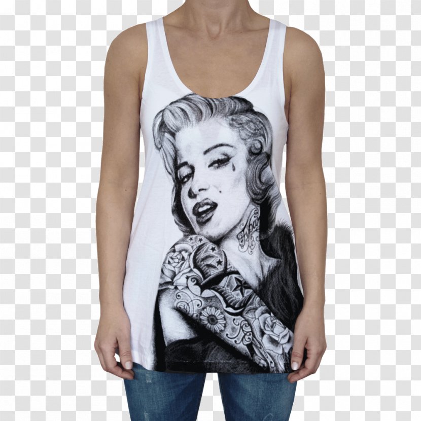T-shirt Sleeveless Shirt Clothing IPhone 7 Plus - Outerwear - Marylin Monroe Transparent PNG
