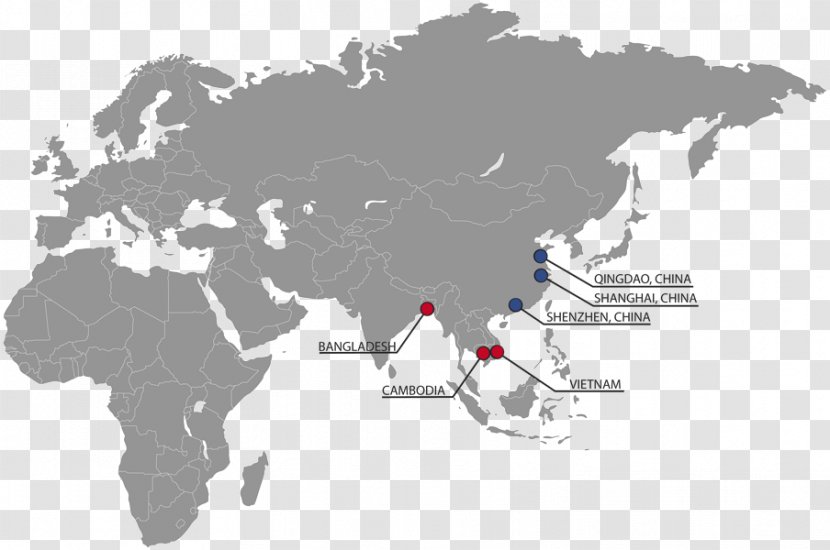 World Map Prussia - Continent - Asia Transparent PNG