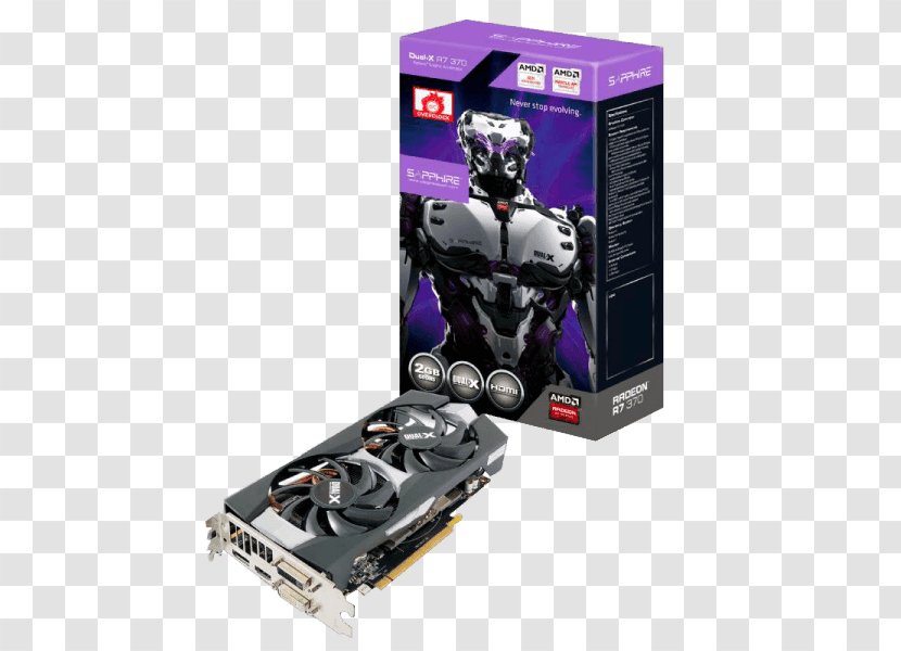 Graphics Cards & Video Adapters Sapphire Technology AMD Radeon Rx 300 Series GDDR5 SDRAM - Digital Visual Interface Transparent PNG