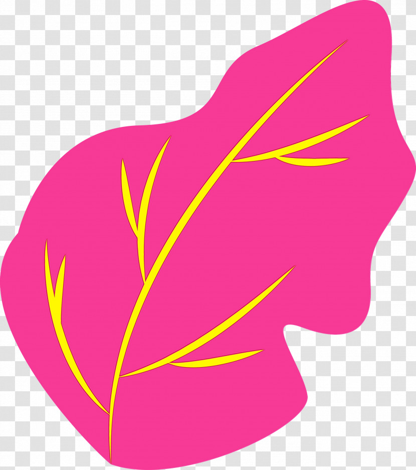 Petal Leaf Pink M Line Area Transparent PNG