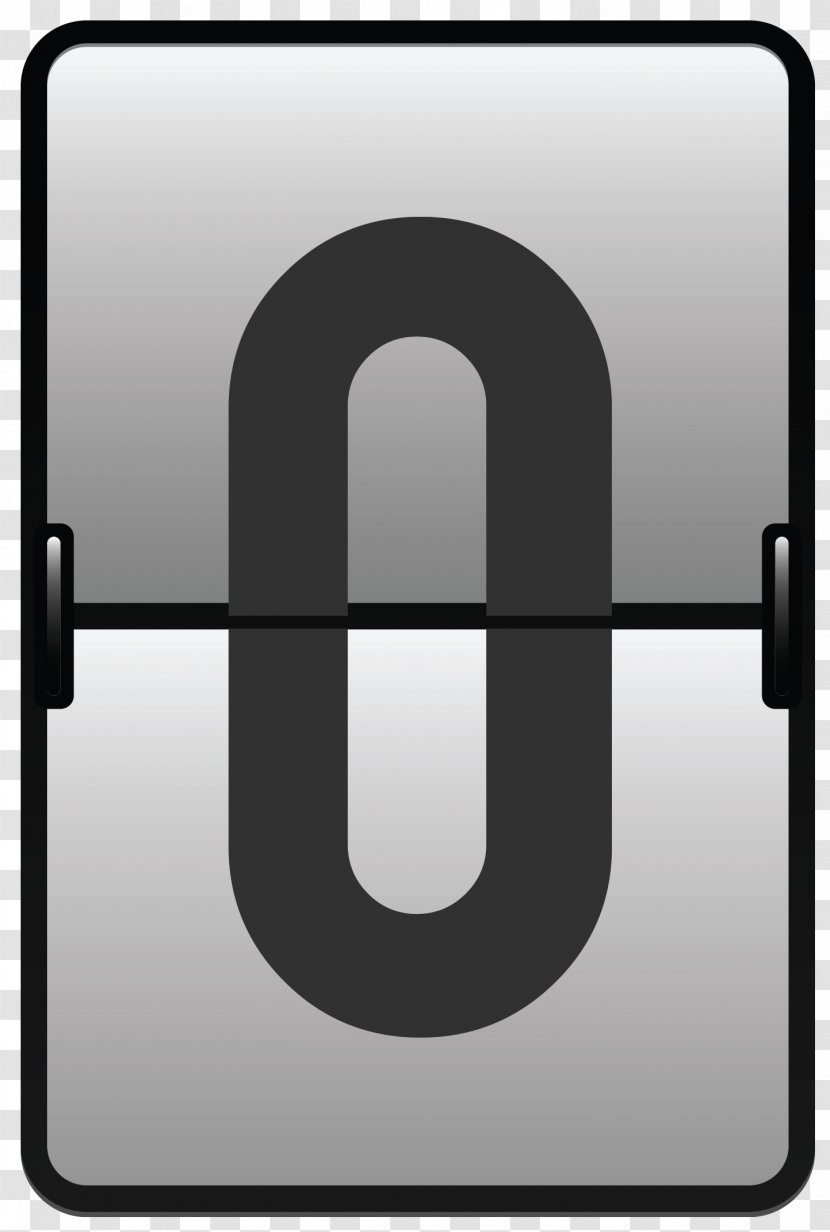 Clip Art - Number - Counter Zero Clipart Image Transparent PNG