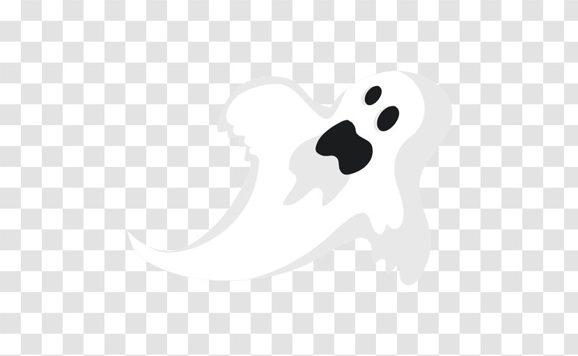 Cartoon White Desktop Wallpaper Silhouette Clip Art - Ghost Transparent PNG