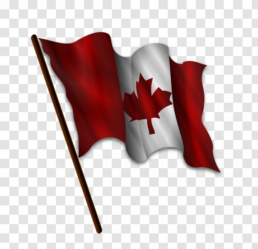 Flag Of Canada Clip Art Vector Graphics - American And Canadian Transparent PNG