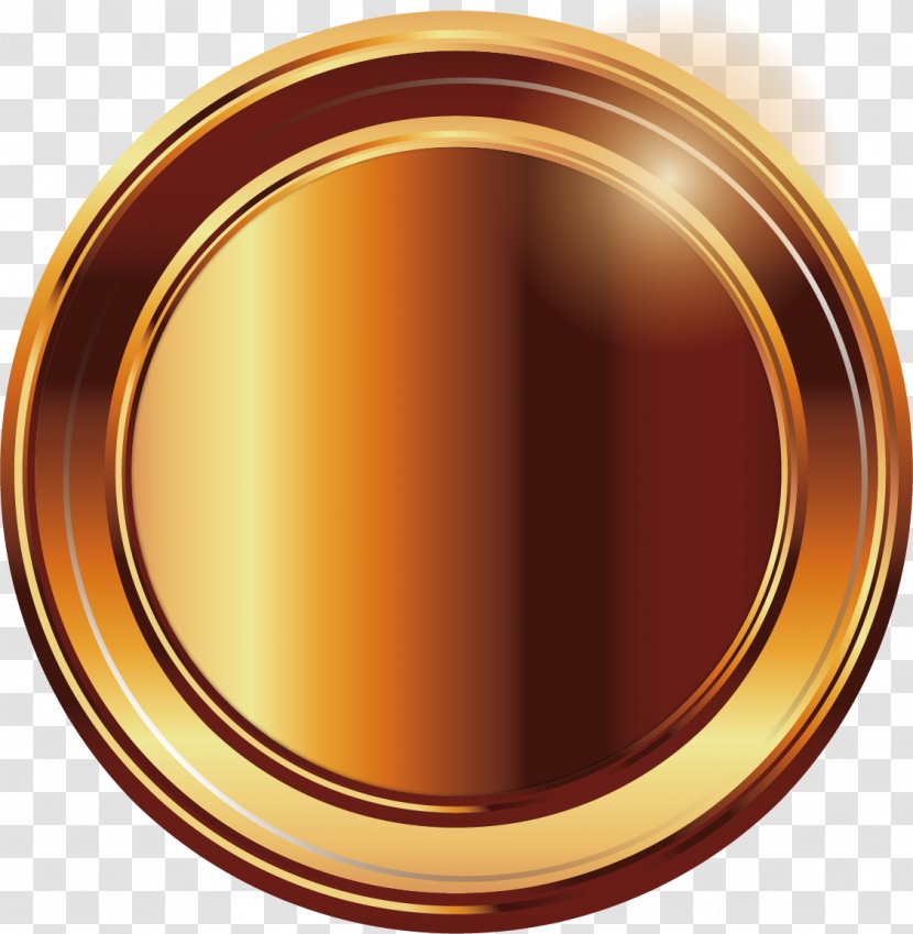 Push-button Computer File - Web Button - Gold Transparent PNG