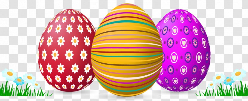 Easter Bunny Egg - Vector Grass And Eggs Transparent PNG