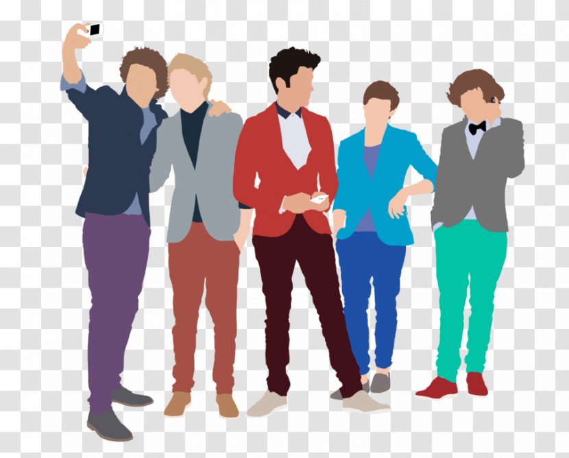 One Direction Boy Band Still The Fashion Male - Silhouette Transparent PNG