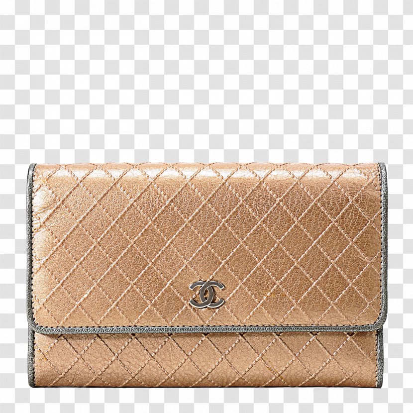 Chanel Handbag Wallet Coin Purse - CHANEL Bag Gold Transparent PNG