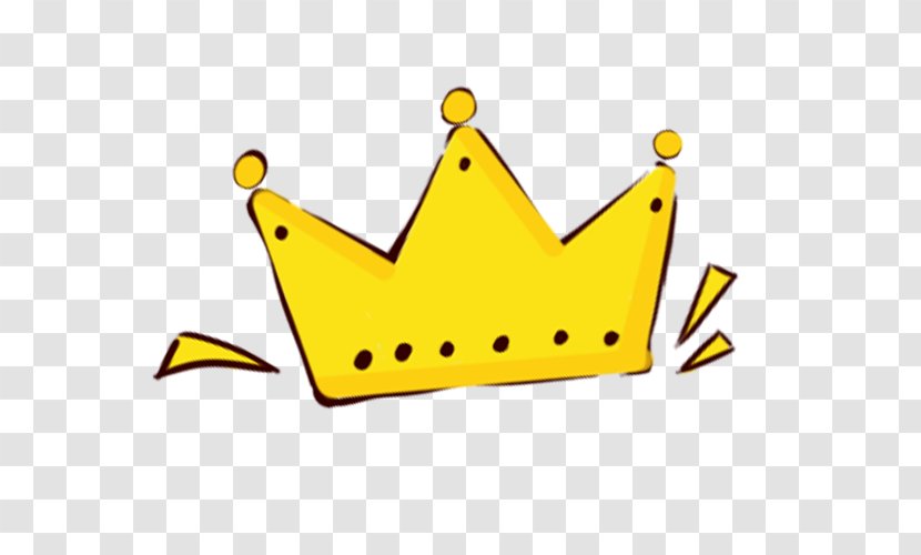Clip Art Vector Graphics Image - Yellow - Crown Transparent PNG