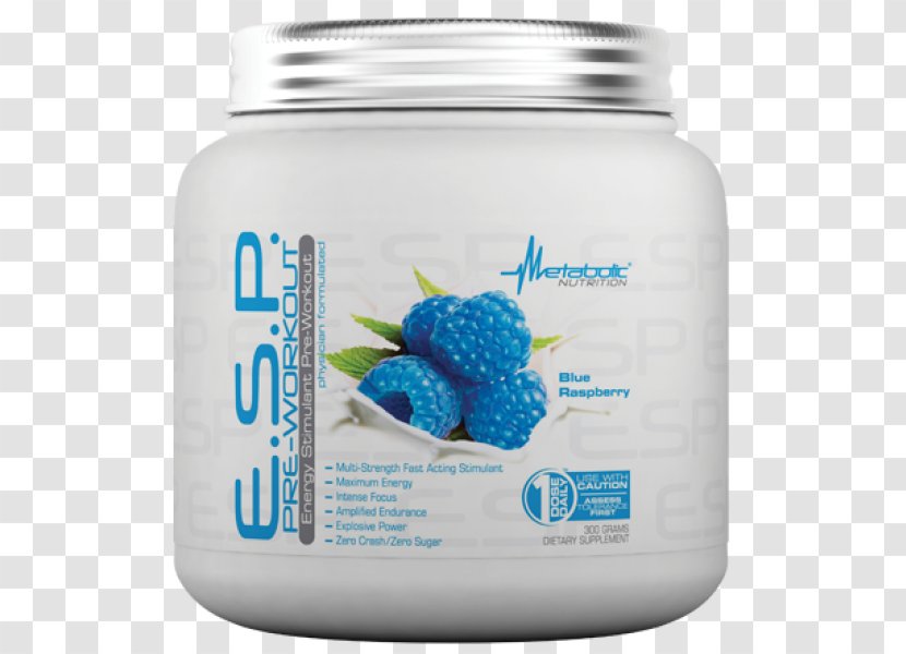 Pre-workout Dietary Supplement Bodybuilding Exercise Nutrition - Physical Fitness - Blue Raspberry Transparent PNG