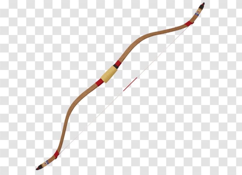 Bow And Arrow Weapon Wood Longbow - Sipahi Transparent PNG
