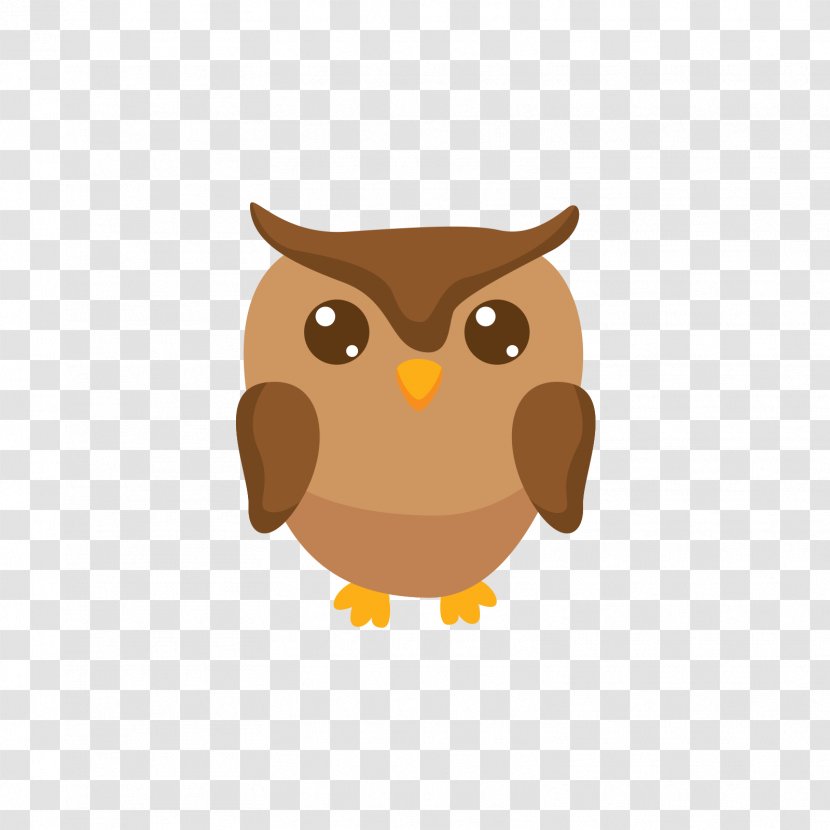 Owl Cartoon Illustration - Pixel - Gray Transparent PNG