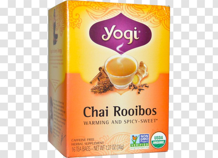 Ginger Tea Masala Chai Yogi Herbal - Flavor Transparent PNG