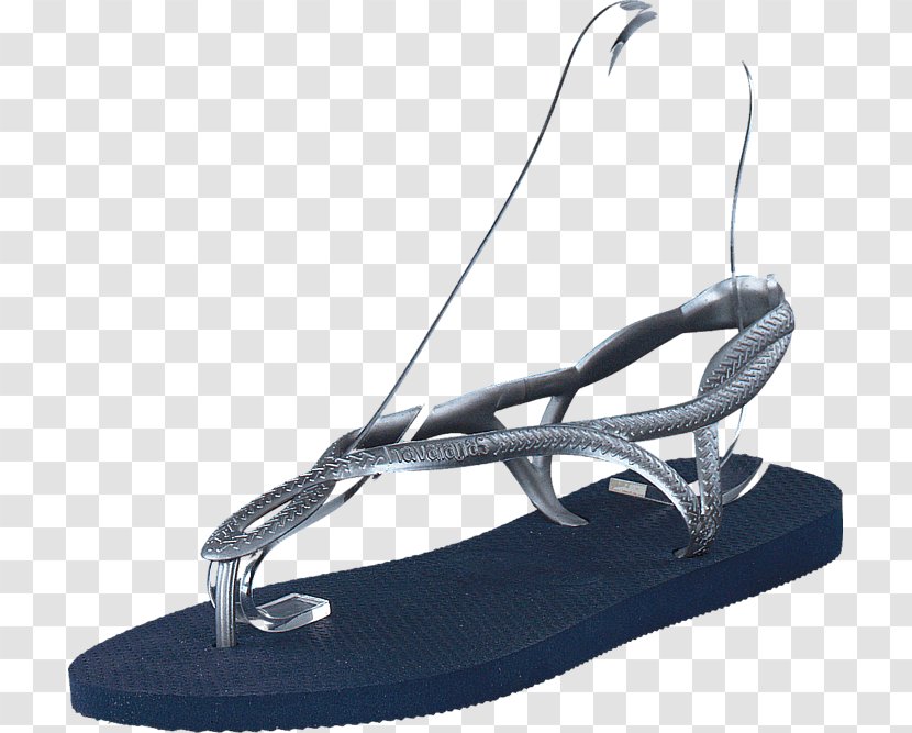 Slipper Flip-flops Shoe Blue Silver - Havaianas Transparent PNG