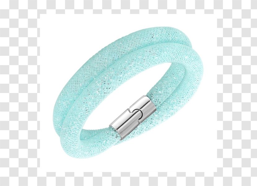 Bracelet Blue Swarovski AG Jewellery Gourmette - Crystal Transparent PNG