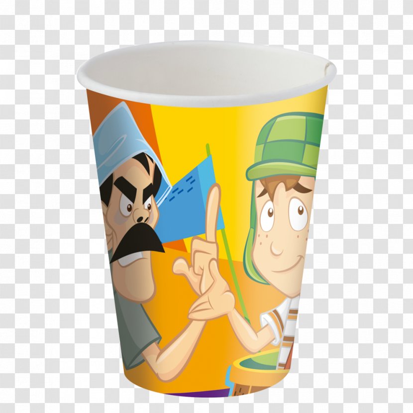 Paper La Chilindrina Coffee Cup - Plastic Transparent PNG