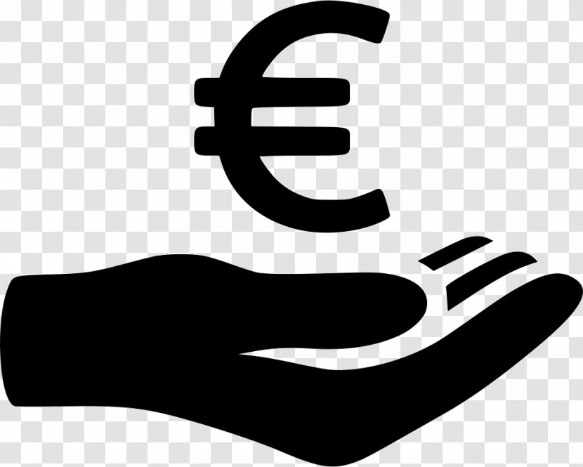 Euro Sign Money Currency Finance - Finger Transparent PNG
