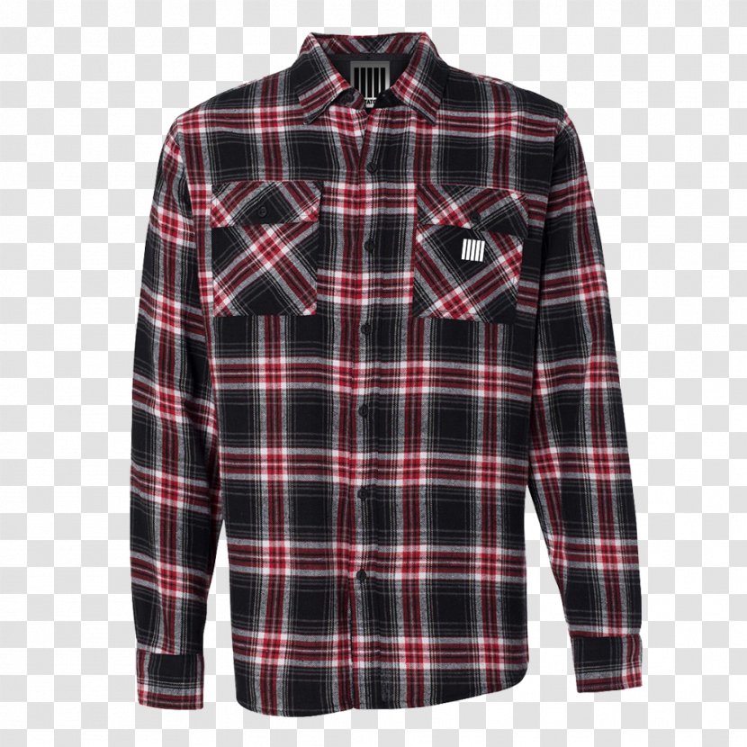 T-shirt Flannel Sleeve Dress Shirt - Longsleeved Tshirt Transparent PNG