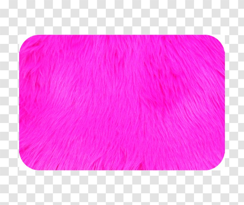 Fake Fur Fursuit Textile Mink - Cerise - Hot Pink Transparent PNG