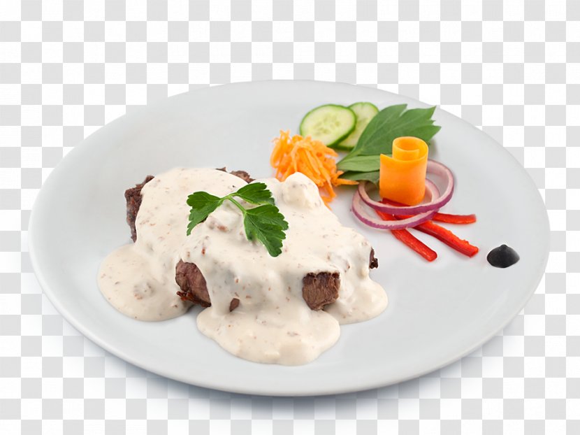 Blue Cheese Dressing Recipe Dish Beef Tenderloin Garnish - Plate - Breakfast Transparent PNG