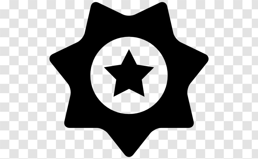 Black Star Pointer Transparent PNG