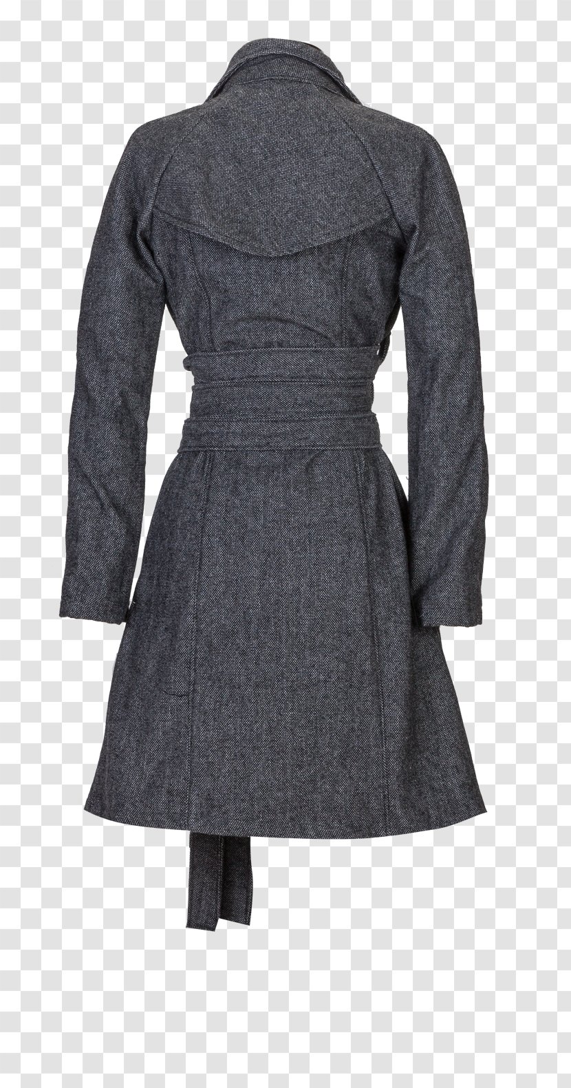 Trench Coat Overcoat Sleeve Dress - Woolen Transparent PNG