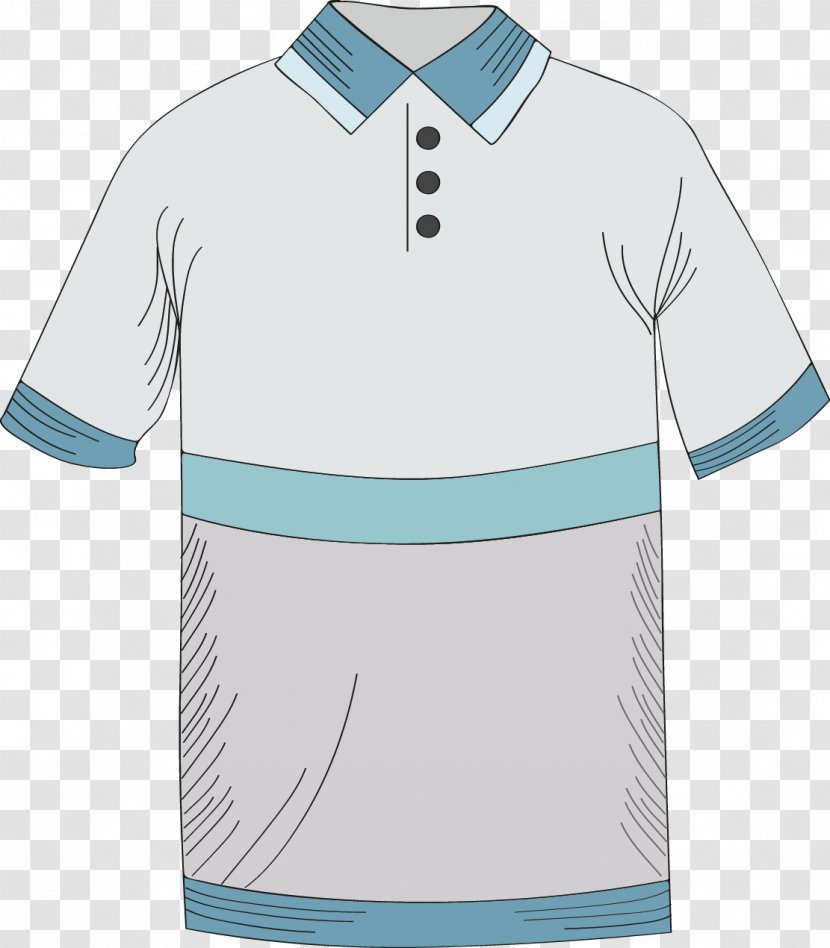 T-shirt Sleeve Polo Shirt - Armani - Vector Transparent PNG