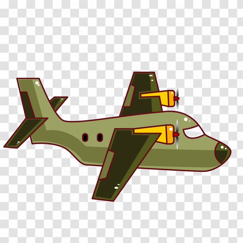 Pre-school Worksheet Transport Kindergarten Fine Motor Skill - Cartoon Airplane Vector Green Military Transparent PNG