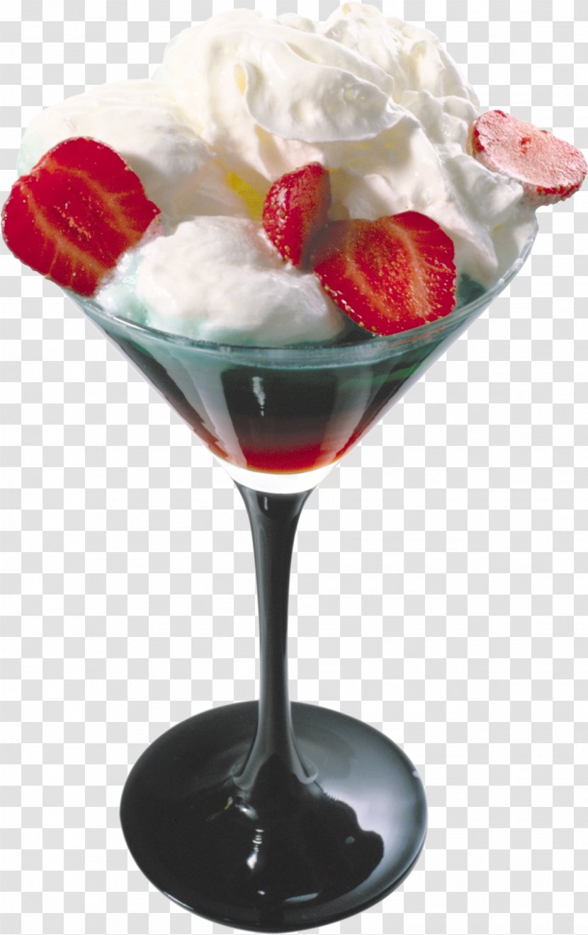 Ice Cream Cocktail Fruit Salad - Food Transparent PNG