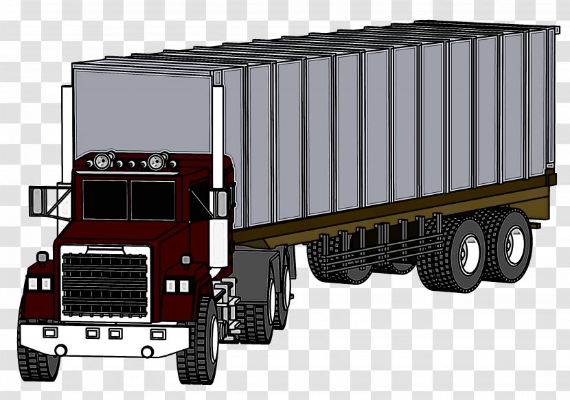 Land Vehicle Transport Truck Mode Of - Freight - Commercial Transparent PNG