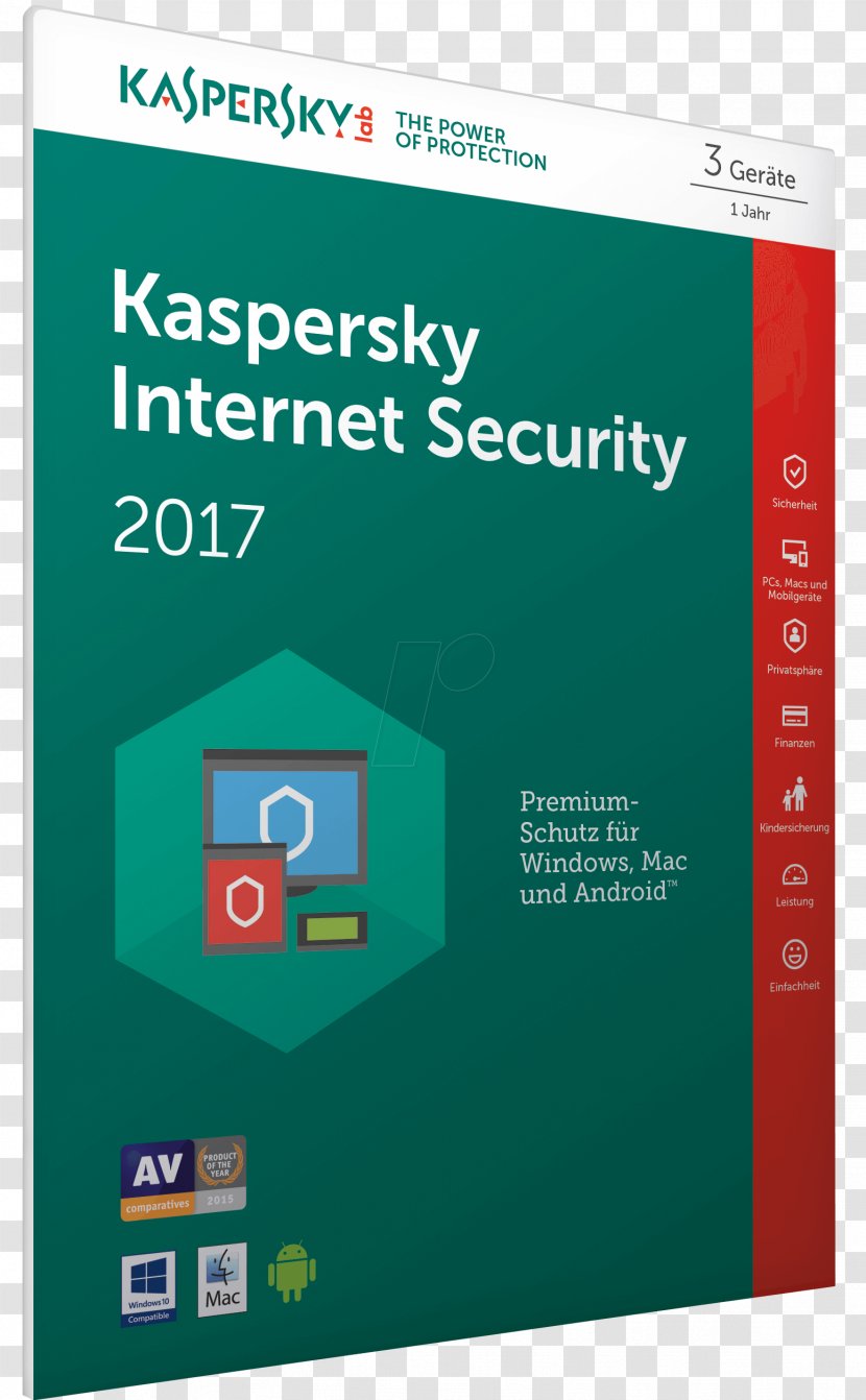 Kaspersky Internet Security Lab Computer - Firewall Transparent PNG