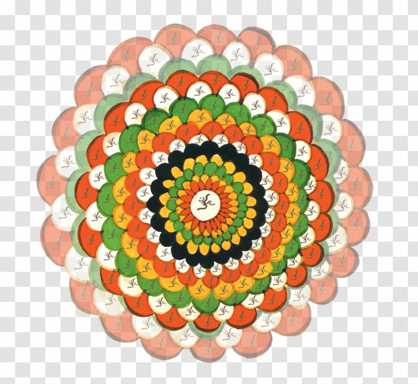 Hinduism Mandala Religion Drawing Brahma Sutras - Floral Design - Om Transparent PNG
