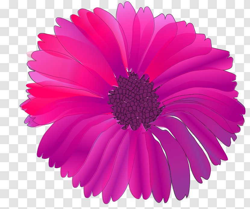 Pink Flowers Clip Art - Free Content - Fuschia Flower Cliparts Transparent PNG