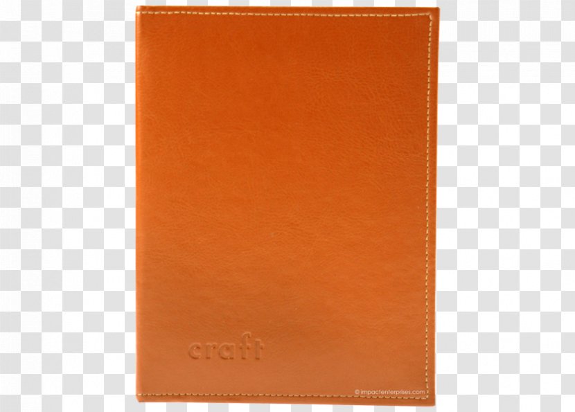 Wallet - Orange - Artificial Leather Transparent PNG