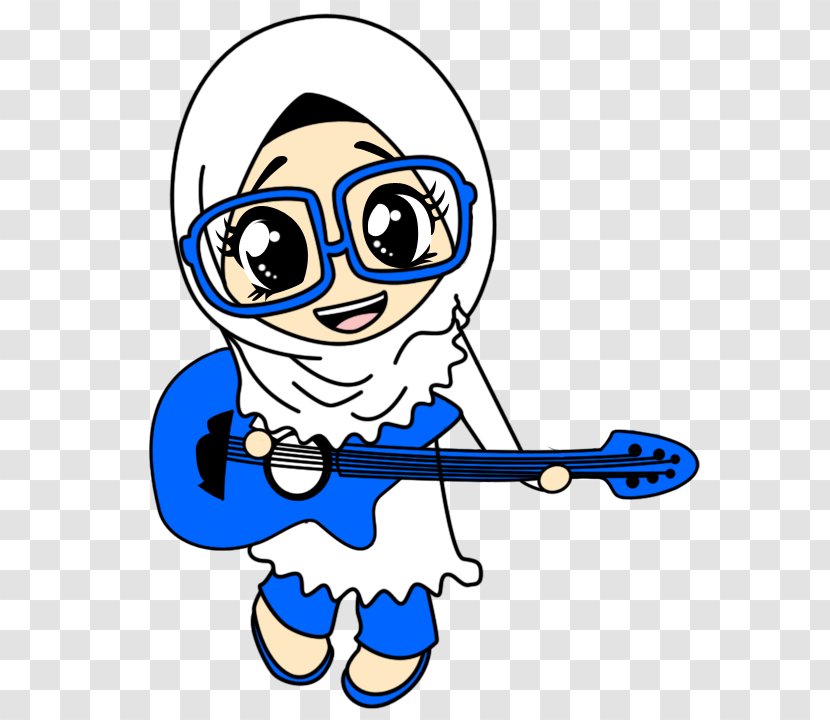 Muslim Cartoon Guitar Islam - Frame Transparent PNG