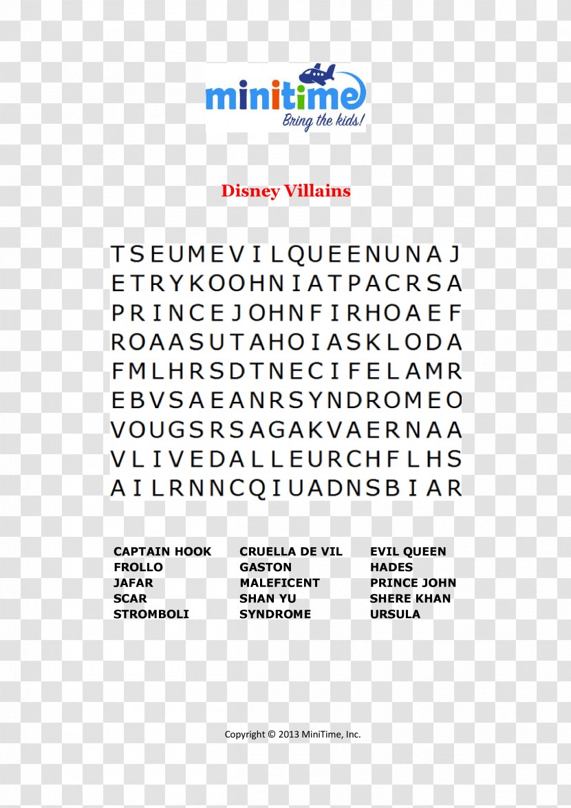 Word Search Scrabble Game The Walt Disney Company Transparent PNG