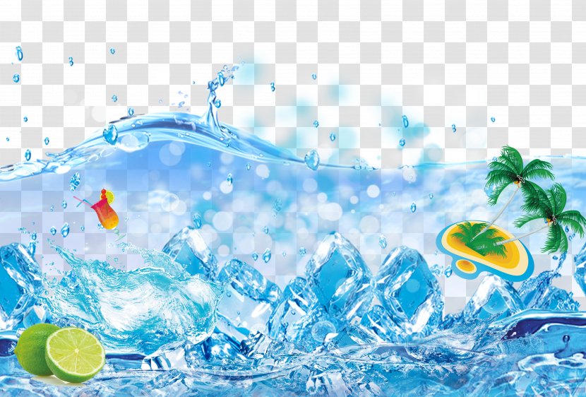 Lemonade Ice - Creative Transparent PNG