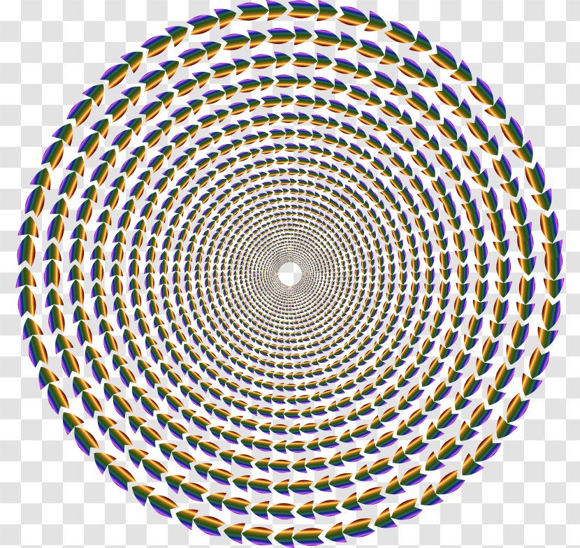 Circle Halftone Spiral Clip Art - Point - Vortex Transparent PNG
