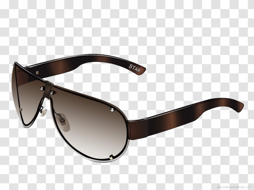 Goggles Sunglasses Eyewear - Clothing - Men's Light Black Polished Throughout Transparent PNG