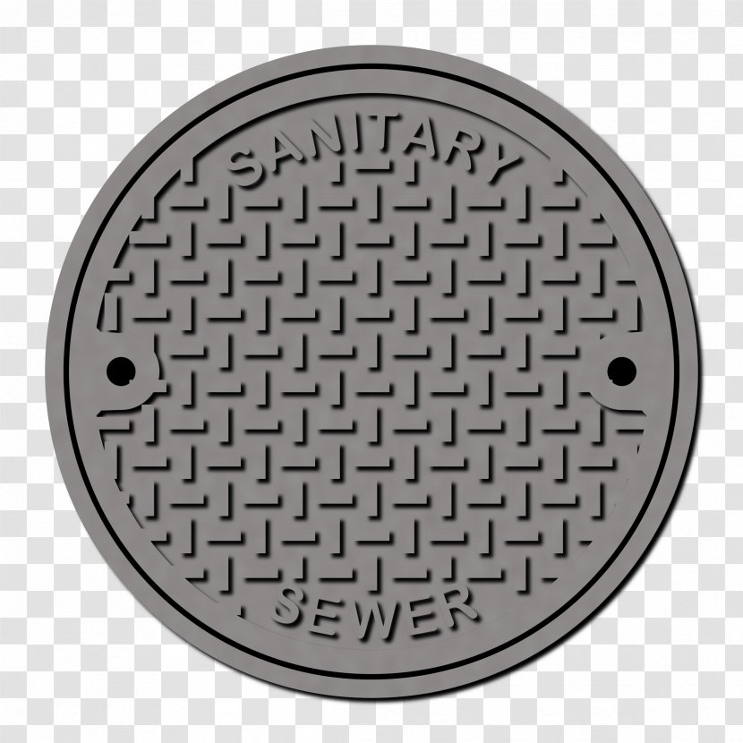 Manhole Cover Separative Sewer Sewerage Clip Art - Pipe - Piping And Plumbing Fitting Transparent PNG