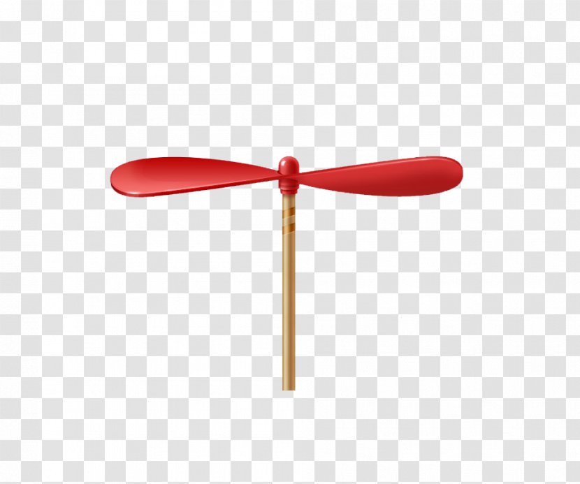 Red Propeller Pattern - Bamboo Dragonfly Transparent PNG