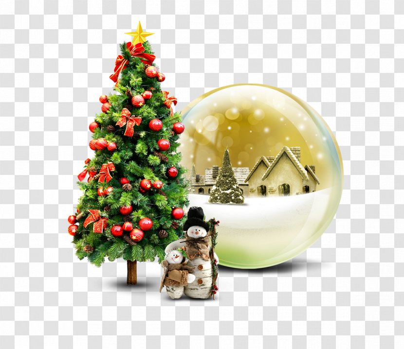 Santa Claus Christmas Tree Snow - Spruce Transparent PNG