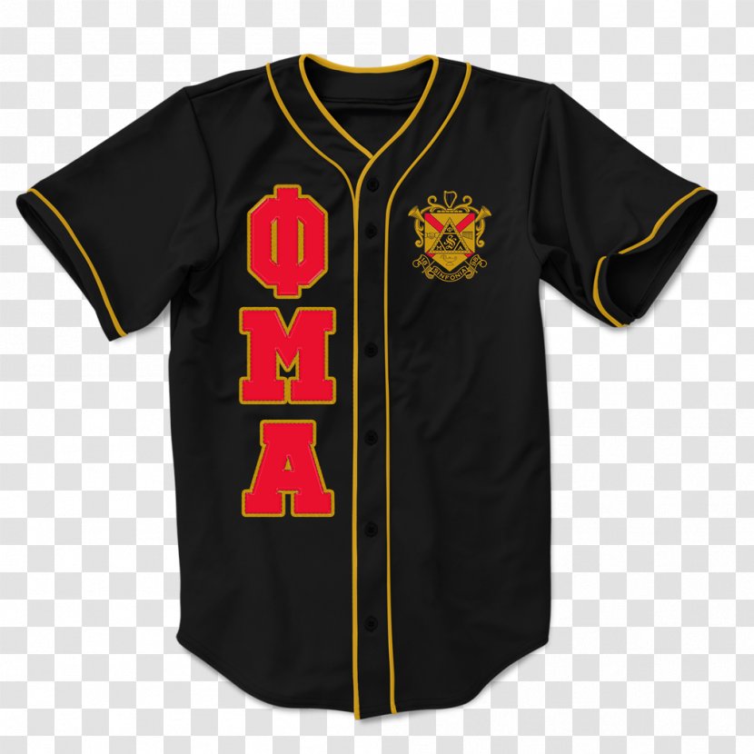 T-shirt Alpha Phi Mu Sinfonia Baseball Uniform - Jersey Transparent PNG